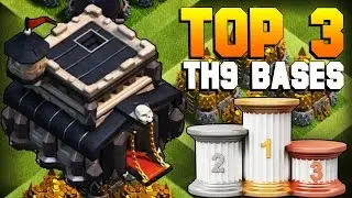 Clash of Clans | TOP 3 BEST TH9 Farming Base 2017 | CoC NEW Town Hall 9 Defense Strategy [TH9 2017]