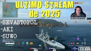 ULTIMO STREAM DE 2025 jugando a WORLD of WARSHIPS LEGENDS #wowslegends #espa&ntilde;ol