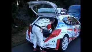 Rali Vinho Madeira 2012 - Luca Betti Changing Tyre   #Poiso # Madeira # Island