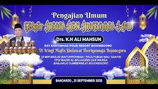 LIVE PENGAJIAN UMUM MAULID NABI MUHAMMAD SAW BERSAMA KH. ALI MAHSUN- MASJID BAITURROHMAN BANJAREJO