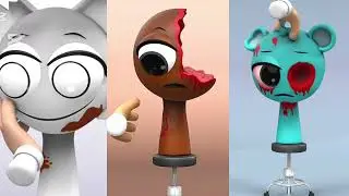 Crazy Cartoon Characters &mdash; Funny & Dark Gaming Clip#animation
