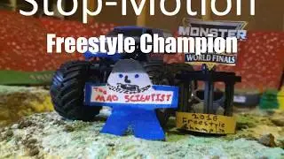Monster Jam World Finals 18 HotWheels Edition - Stop Motion Highlights!