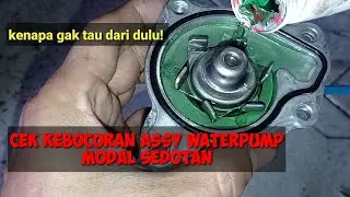 cara mudah tes kebocoran assy waterpump.     100 ℅ work. @IMAM MOTOR