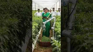 AI Robot Harvesting Chillies | Smart Farming Revolutionizes Crop Picking
