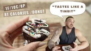 mini protein donuts | simple & easy recipe | low calorie