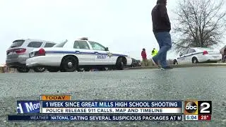 Evidence shows that Great Mills High School shooter shot himself, 911 calls released