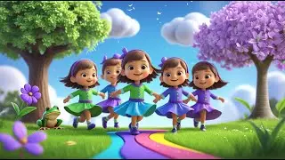 Rainbow Morning Song 🌞🌈 | Learn Colors & Fun Morning Routine for Kids | Educational Nursery Rhyme