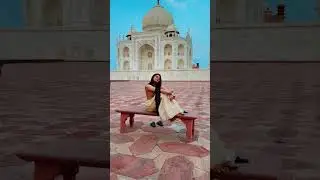 Final shot #tajmahal #agra #india #travel #influencer #travelvlog #girlswhotravel #incredibleindia