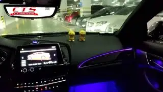 Cadillac center dashboard lifting tweeter with 64 colors ambient light