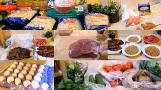 مشتريات الأسبوع 🌿 وخزين رمضان🌜بمبلغ بسيط سترت بيتى وعمرته بالخير +منيو وجبات الاسبوع