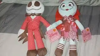 A View of my Jack Skellington and Sally Valentine's Day Plushies from Target