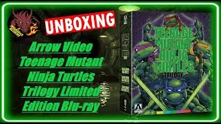 Arrow Video Exclusive Teenage Mutant Ninja Turtles Blu Ray Trilogy Unboxing