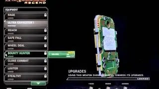 Tribes Ascend: Interactive Menu: Primary Perk: Bounty Hunter