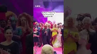 RuPaul pays tribute to Drag Race winner The Vivienne at DragCon UK #dragrace #thevivienne #dragcon