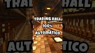 TRADING HALL 100% Autom&aacute;tico en Minecraft HARDCORE