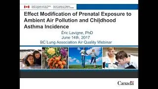 Effect Modification of Prenatal Exposure to Ambient Air Pollution and Childhood Asthma Incidence
