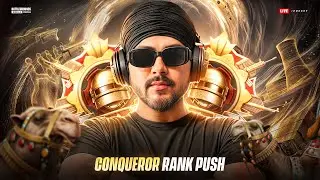 CONQUEROR TOP 100 LIVE 🔥BGMI RUSHGAMEPLAY WITH OG SQUAD