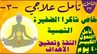 التأمل ٣٣. أمراض المعدة.الكبد البنكرياس.الفقرات.الأمعاء. تحقيق الأهداف الثقة بالنفس. علاج البدانة