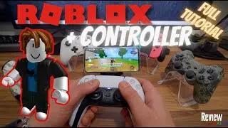 How to play ROBLOX with CONTROLLER on Mobile ! FULL TUTORIAL 2024