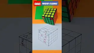 Paridad esquinas. Cubo de Rubik 4x4.