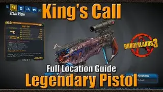 Borderlands 3 | The Kings Call | Legendary Pistol | Full Location Guide