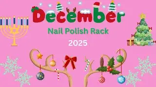 Декабрьская стойка для лаков для ногтей