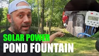 DIY Solar Powered Farm Pond Fountain - Farm Pond Aeration Cheap solar fountain solar water pump