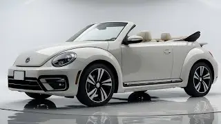 2025 Volkswagen Beetle Cabriolet Review | Classic Look with Modern Features | Open Top Fun!
