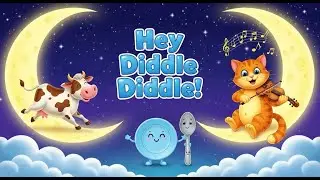 🌟 Hey Diddle Diddle | Fun Nursery Rhyme for Kids | Super Kids Songs