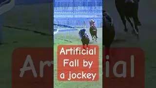 Outrageous fall by Mauritian jockey Alvinio Roy