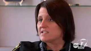 Columbia Police Department Assistant Chief Jill Schlude gives school advice
