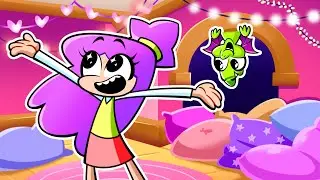 💖☘️ Secret Rooms Under The Bed 👑💎 Funny English for Kids!