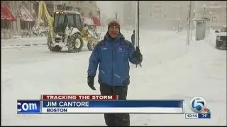 Jim Cantore checks in from Boston on Nemo storm
