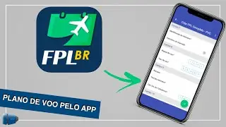 Enviando meu PLANO DE VOO pelo APLICATIVO! *app fpl.br*