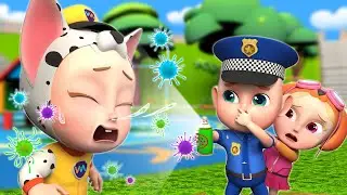 Fight the Flu! | Stay Healthy | Police Song | Good Habits for Kids | Nursery Rhymes