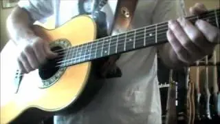 Vintage 1975 Ovation 1121-4 Balladeer Artist Model Demo/Review & mounted to an Mbrace stand
