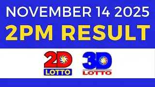 2pm Lotto Result Today November 14 2025 Swertres Ez2