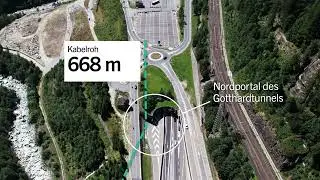 H&ouml;chstspannungsleitung durch Gotthardtunnel: Kabeltrasse 220 kV Airolo &ndash; G&ouml;schenen