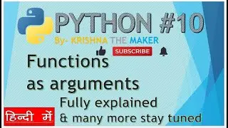 Python functions as arguments | Python function decorators | Python Basics