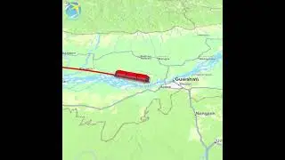 New Train Kolkata to Mizoram by Train! 13125 Sairang Express Route Map