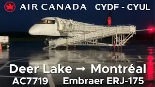 Air Canada Express Embraer 175 Trip Report | Deer Lake to Montreal