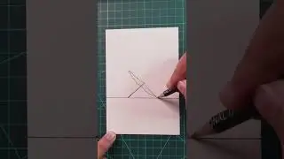 How to draw a cat with umbrella easy