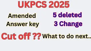 UKPCS 2025 Cut off || Uttarakhand PCS 2025 Prelims Cut off| #ukpcs2025 #ukpcscutoff #ukpcsanswerkey