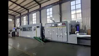 Flexo folder gluer machine with Automatic PP Strapping Machine
