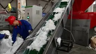 Chemical fiber shredding, single-shaft shredder - Xinbei Machinery