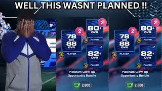 I OPENED THE GLOW UP PLATINUM PACK AND THIS HAPPENED......