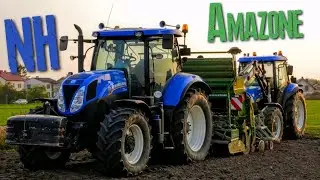 🌾 Siew Pszenicy 2020 🌾 New Holland T7.200 & Amazone AD 3000 Super
