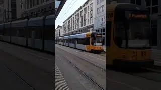 Long tram in Dresden