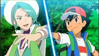 Ash vs Wallace (official subs) | Pokemon Journeys episode 105