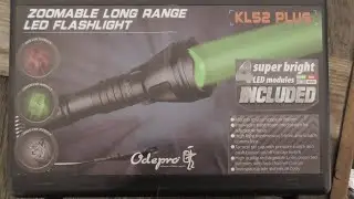 Testing the Odepro KL52 Zoomable Long Range Hunting Flashlight